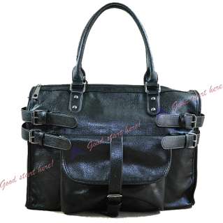 Retro Handbags/Buckle Handbags Tote Purse New fashion PU Leather 