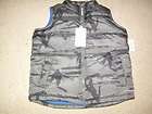 OLD NAVY Boys Quilted Puffer SNOWBOARD Vest Jacket Coat S 6 7 NWT NEW 