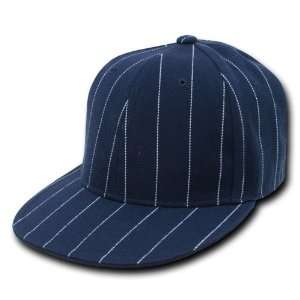   PIN STRIPE FITTED BASEBALL CAP HAT CAPS SIZE 7 1/8 