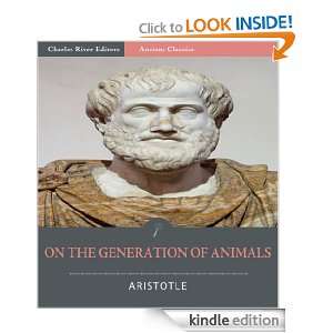 On the Generation of Animals (Illustrated) Aristotle, Charles River 
