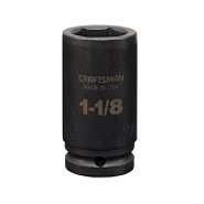 Craftsman 1 1/8 in. Easy To Read Impact Socket, 6 pt. Deep 3/4 in 