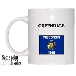    US State Flag   GREENDALE, Wisconsin (WI) Mug 