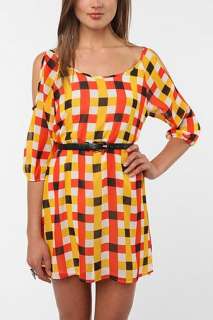 Urban Renewal Cold Shoulder Blouse Dress   Urban Outfitters