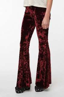 UrbanOutfitters  Staring at Stars Crushed Velvet Flare Pant