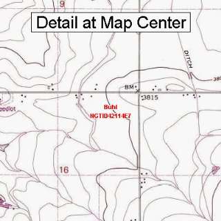   Quadrangle Map   Buhl, Idaho (Folded/Waterproof)