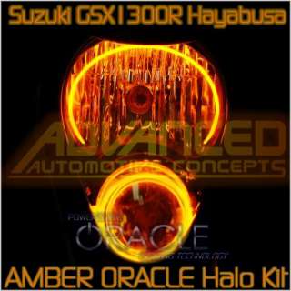 Suzuki GSXR 1000 ORANGE Headlight HALO Demon/Angel Eyes  
