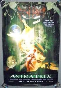 2003 ANIMATRIX Japanese Anime 1 Sheet Movie Poster  