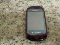 Samsung SGH T669 Gravity Touch   Red (T Mobile) Cellular Phone Slider 