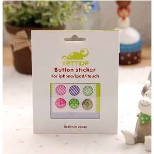    Button Sticker for iphone/ipad/itouch Dot 6 stickers Toys & Games