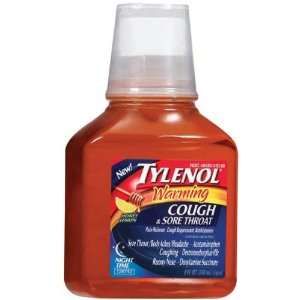  Tylenol Cough & Sore Throat Warming Nighttime Honey Lemon 