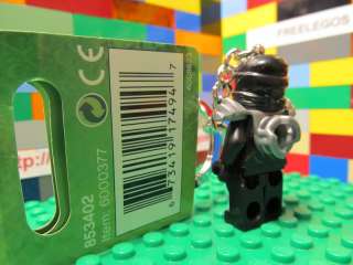 LEGO Ninjago COLE minifigure Key Chain   black ninja kendo  