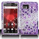   Silver Crystal Diamond BLING Hard Case Cover for Motorola Droid Bionic