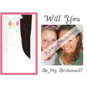  Will You Be My Bridesmaid Card Personalized Health 