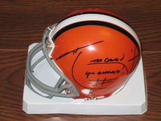 Hanford Dixon signed Cleveland Browns NFL Mini Helmet  