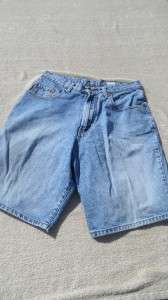 LUCKY BRAND DUNGAREE RELAXED FIT ZIPPER FLY JEAN SHORTS MENS SIZE 30 