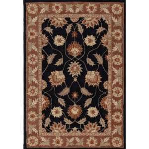 Traditional Area Rugs NEW PERSIAN Hand Tufted Oriental CARPET Black 