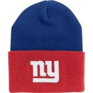  New York Giants Reebok Basic Logo Cuffed Knit Hat Sports 