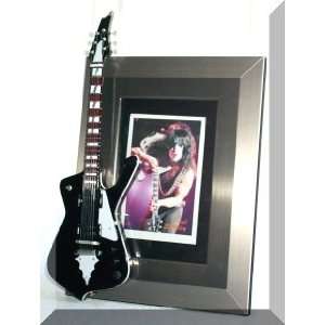  PAUL STANLEY Miniature Guitar Photo Frame KISS Iceman 