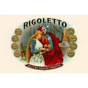  Rigoletto   12x18 Framed Print in Gold Frame (17x23 
