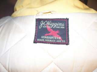   1950s J.C. Higgins  Hnting 2 pc Suit Old Yellow Coat/Pants