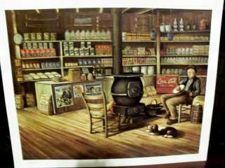 1982 Country Pride Old General Store Print, Fred Thrasher, Sig. #962 