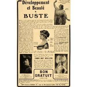   Bust Developer Opera Posture Deco   Original Print Ad