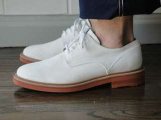 JUNYA WATANABE SS10 White Suede Oxford Shoes NIB  