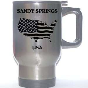  US Flag   Sandy Springs, Georgia (GA) Stainless Steel Mug 