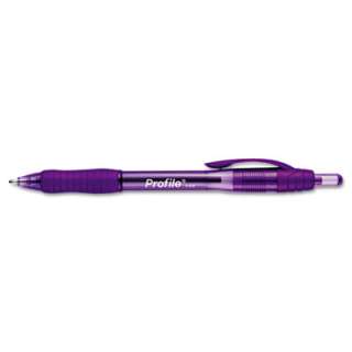 12 Papermate Profile Retractable Pens Purple Ink Bold 041540358305 