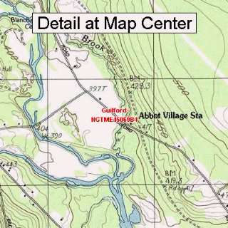   Map   Guilford, Maine (Folded/Waterproof)