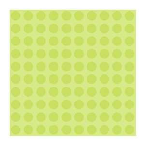   PW3947 Girl Power 2 Dots Wallpaper, Lime Green
