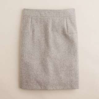 Classic mini in heather felted wool   Mini   Womens skirts   J.Crew