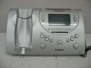 Timex T488S Radio Alarm Clock/Corded Telephone  