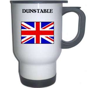  UK/England   DUNSTABLE White Stainless Steel Mug 