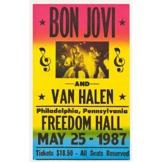 Van Halen Concert Poster  2007 Reunion Tour with David Lee Roth 