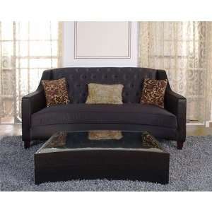  Black Armen Living Portico Sofa Furniture & Decor