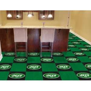  New York Jets 20 PACK OF 18 AREA/SPORTS/GAME ROOM CARPET 