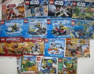 Lego Star Wars City Kingdoms Ninjago Legoland free new  