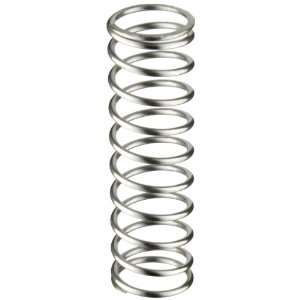 Stainless Steel 302 Compression Spring, 0.72 OD x 0.063 Wire Size x 