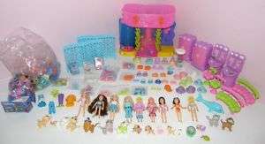 LOT 300 PIECES DOLL POLLY POCKET PET FURNITURE ++++  