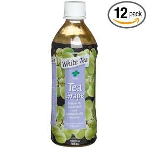 Ito En Teas Tea White Tea Grape, 16.9 Ounce Bottles (Pack of 12 