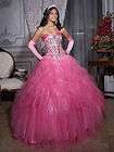   Rose Custom 2010 Vanity Fair Oscar Party Pink Strapless Gown  