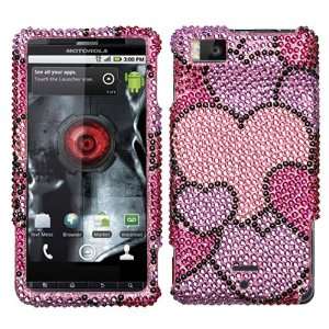 Snap on Hard Phone Protector Cover Case MOTOROLA MB810 Droid X Bling 