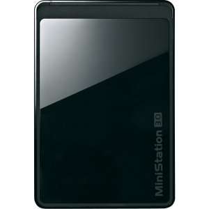New Buffalo Ministation Stealth Portable HD PCT500U3 B 500 GB External 