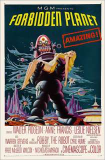 27x41 Forbidden Planet movie poster FRAMED  