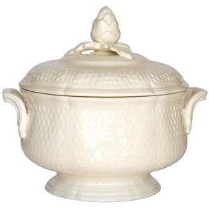  Gien Pont Aux Choux Cream Covered Vegetable/Soup Tureen 3 