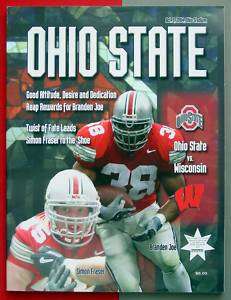 Ohio State OSU Buckeye Football Program, Wisconsin 2004  