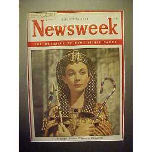 Vivien Leigh Cleopatra August 26, 1946 Newsweek Magazine 