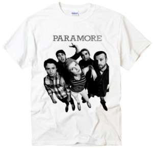 Paramore band riot indie Punk Music Rock white t shirt  