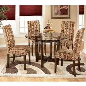   Round Dinette with Sangria Chairs D357 15 D360 08 set